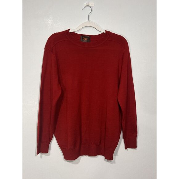 Cigar Couture Cozy Festive Red Crewneck Sweater/ Men's Size S - Picture 1 of 8